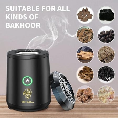 مبخرة الكترونية جميلة + عود مروكي + مسك