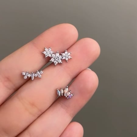 Helix crystal stud