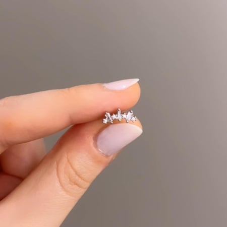 Helix crystal stud