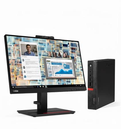 Lenovo M90q Tiny الجيل التاسع مع شاشه - مستعمل