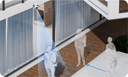 كاميرا مراقبة خارجية بُعد ستين