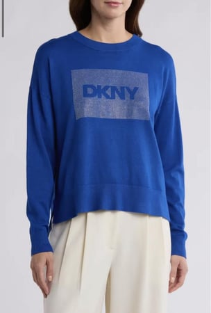 DKNY بلوزه صوف ناعم