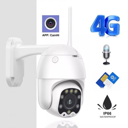 كاميرا بشريحة بيانات 4G لاسلكية متحركة