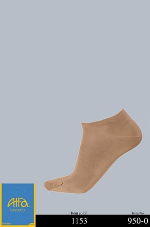 جورب صيفي رجالي بامبو تحت الكعب 0-950