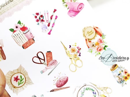 Stickers Embroidery 4