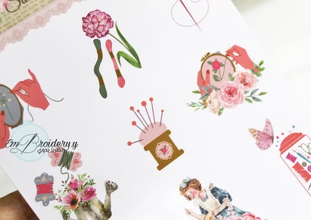 Stickers Embroidery 2