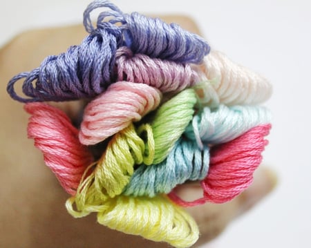 خيوط تطريز الوان كاندي