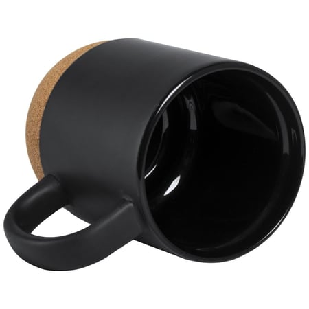 كوب سيراميك مع فلين وغطاء