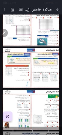 شرح وملخص رياضيات خامس ابتدائي مع تدريبات واختبارات