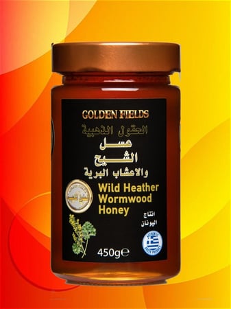 عسل الشيح والاعشاب العطرية البرية 450 جرام - منشط  وعلاج فقر الدم. 2- مضاد للربو.3 مضاد للروماتيزم والتهاب المفاصل.  4 ملين للمعدة.6- مفيد في حالات عسر الطمث.7 مطهر للمجاري التنفسية.  8- يفيد في تسكين الام البروستات  9- تسكين الآلام العصبيه ومعالجة الأرق