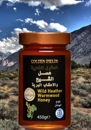 عسل الشيح والاعشاب العطرية البرية 450 جرام - منشط  وعلاج فقر الدم. 2- مضاد للربو.3 مضاد للروماتيزم والتهاب المفاصل.  4 ملين للمعدة.6- مفيد في حالات عسر الطمث.7 مطهر للمجاري التنفسية.  8- يفيد في تسكين الام البروستات  9- تسكين الآلام العصبيه ومعالجة الأرق