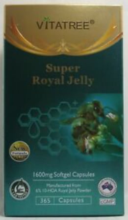 غذاء الملكات -SUPER ROYAL JELLY  كبسولة 365