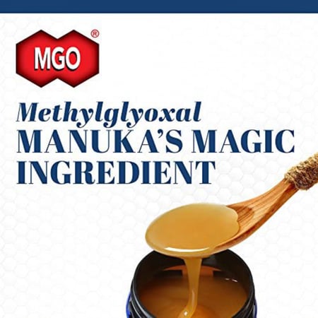 MGO 30+عبوة واحد كيلو غرام Manuka Honey له مذاق جميل وكامل الجسم ويضمن احتوائه على 30 مجم كحد أدنى لكل كيلوغرام من ميثيل جليوكسال ، وهو المركب المسؤول عن نشاط العسل الفريد المضاد للبكتيريا. MGO 30+ Manuka Honey هو ما يعادل Active 5+ في نظام التصنيف الأقدم
