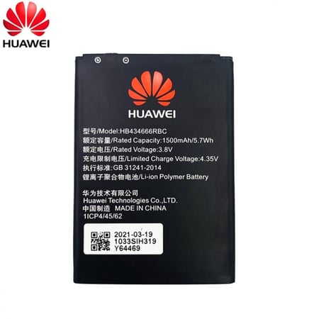 بطارية هواوي CUTE 1500MAH لجهاز e5573 موديل HB434666RBC الاصليه