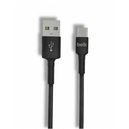 كيبل شاحن تايب سي إلى يو إس بي بقوة 30واط بطول 1.2 قماش يدعم الشحن السريع ضمان سنتين