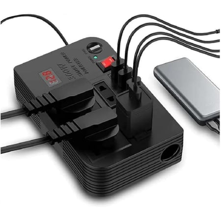 جهاز محول كهرباء للسيارة ماركة أونتومي 300 واط NEEHOON NH- 300 واط AC220-240V 50-60  توصيل كهربائي