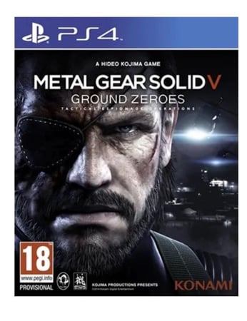 لعبة "Metal Gear Solid V Ground Zeroes"- مغامرة - بلاي ستيشن 4 (PS4)