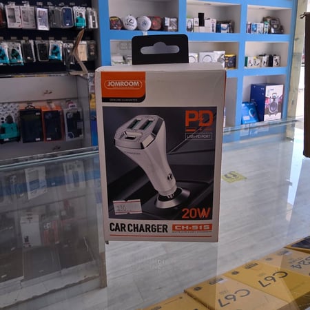 شاحن سيارة جيروم اصلي 2 يوسبي 1 تايب سي