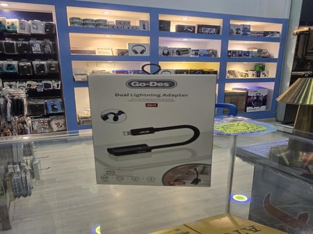 وصلة ايفون الى شاحن وسماعه من go-des