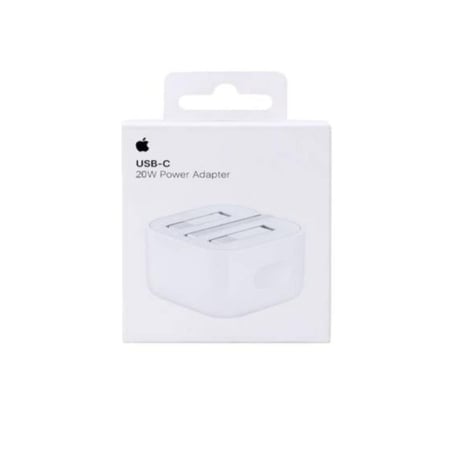 شاحن ابل الاصلي 20 وات – Apple 20W USB-C Power Adapter تايب سي اصلي وكاله ضمان سنتين حاسبات العرب