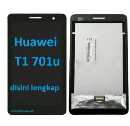 شاشة لمس LCD للتابلت هواوي ميديا باد تي ١ 701u_ T1 7.0- شاشة عرض تعمل باللمس الحجم ٧ بوصه إصدار 3G ابوشريحة اسود