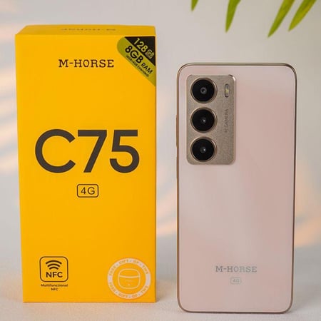 جوال M-HORSE C75 ذاكرة RAM سعة 8 جيجابايت، 128 جيجابايت، يدعم 4G