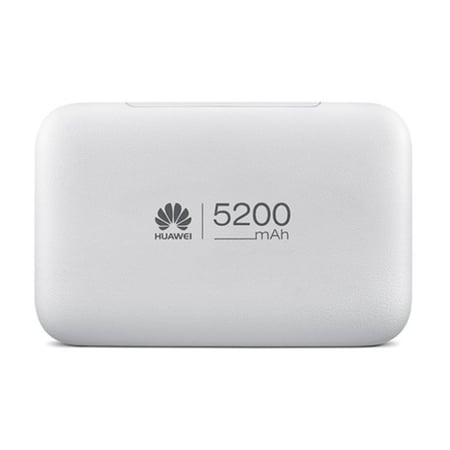 هواوي راوتر مستخدم  4 جي 20 ساعة عمل مع باور بانك مدمج، 10 مستخدمين، أبيض - E5770