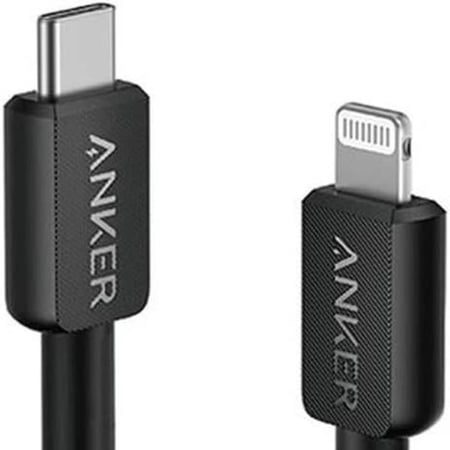 كابل / شاحن ايفون PD لايتنق قماش طول0.9 متر قماشي - انكر