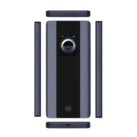 راوتر بروفي 5G متنقل واي فاي برو 5 E6888-982، راوتر هوت سبوت واي فاي للجيب بشاشة لمس OLED 3.6Gbps تحميل 500Mbps تحميل واي فاي 6 بلس مع بطارية 7000mAh