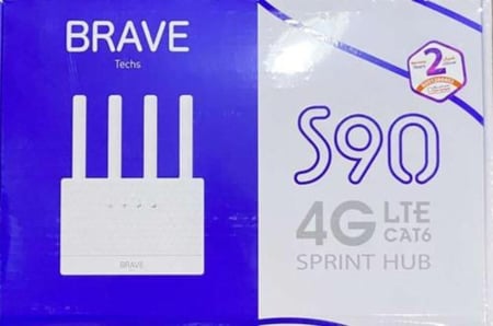 راوتر بريف 2 في 1 ثابت ومتنقل BRAVE S90 4G LTE CAT 6