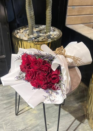 باقة ورد احمر