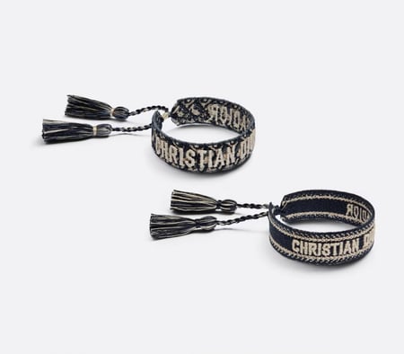 Dior Friendship Bracelet 2 Piece | اساور ديور القماش ( حبتين )