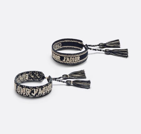 Dior Friendship Bracelet 2 Piece | اساور ديور القماش ( حبتين )