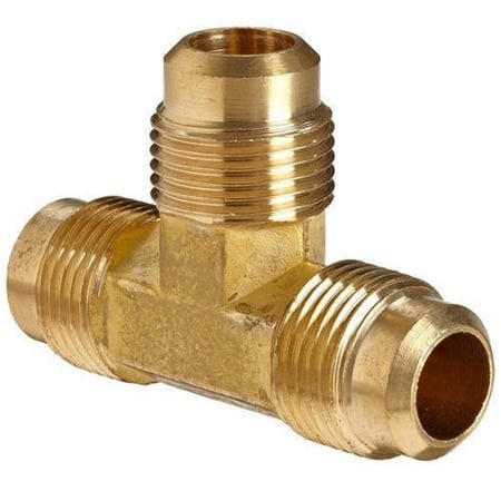 TEE 3-4  FLARE EQUAL 3 SIDES BRASS No 01406A     قسام 3-4 فلير