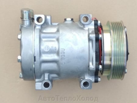 #10082J كمبروسر مكيف ساندن عام /COMPRESSOR SANDEN UNIVERSAL 7PK 12V DM