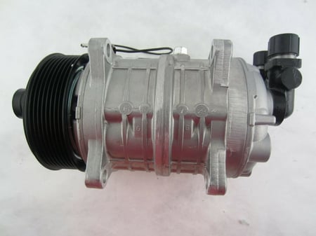 #11162J كمبروسر مكيف تي ام 16 / COMPRESSOR TM-16 12V  8PK BOLT WITH PRESSURE RELIVE VALVE