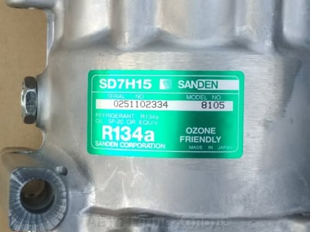 #10082J كمبروسر مكيف ساندن عام /COMPRESSOR SANDEN UNIVERSAL 7PK 12V DM