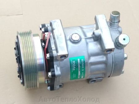 #10082J كمبروسر مكيف ساندن عام /COMPRESSOR SANDEN UNIVERSAL 7PK 12V DM