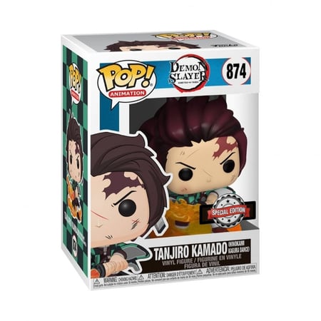 (EXC) Funko Pop! Animation: Demon Slayer-  Tanjiro with Flaming Blade