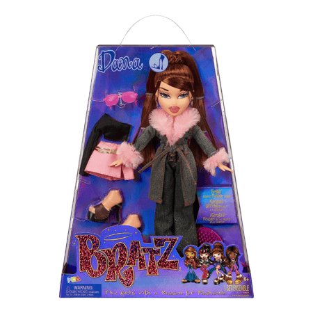 Bratz Original Fashion Doll Dana with 2 Outfits and Poster