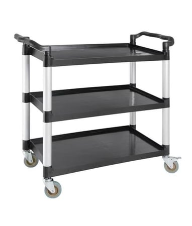 عربة ترولي طبية 3 ارفف