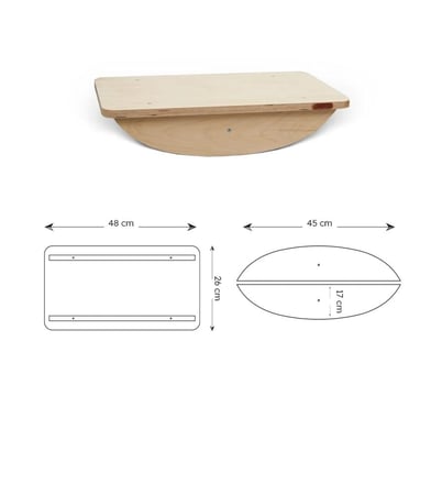 لوح توازن خشبي للأطفال