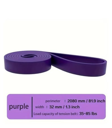 مطاط مقاومة بنفسجي 35 - 85 باوند