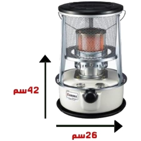 كيرونا دفاية غاز للأماكن الخارجية - خزان زيت الكيروسين 5.3 لتر - 2310G