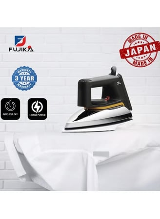 كاوية يدوية جافة فوجيكا بقوة 1200 واط  لون أسود صنع في اليابان  موديل UI-DL21SKSY(B)