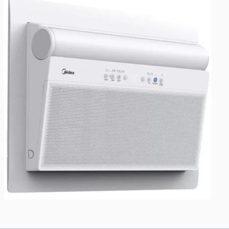 مكيف شباك ميديا 18000 وحدة ريموت 4 اتجهات توزيع الهواء انفرتر 3 سرعات للمروحه واي فاي بارد فقط WDV18CDWGKSA