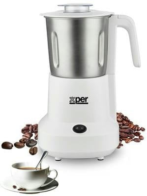 مطحنة اكسبير 450 واط 400 جرام مع نظام أمان - أبيض - XPCG-450S