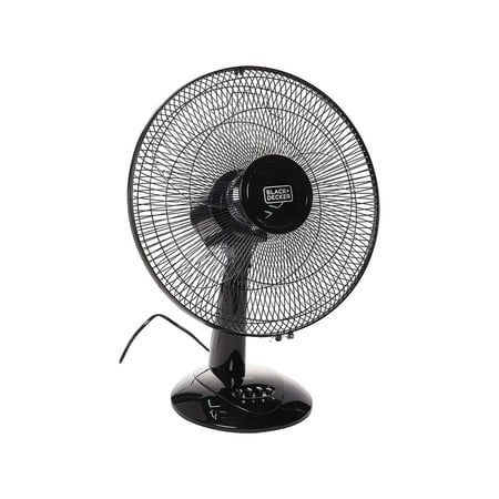 مروحة طاولة بلاك اند ديكر -  5 ريش - 60 واط - لون اسود FD1620-B5