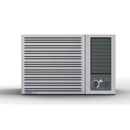 مكيف شباك يورك 21600 وحدة 2 طن حار بارد لون ابيض موديل YWHE24ZH2DHCOR3