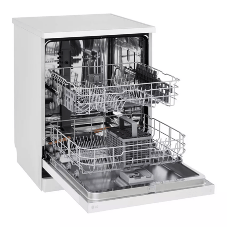 ال جي غسالة صحون 14 مكان - 5 برامج - فضي - DFC612FVE